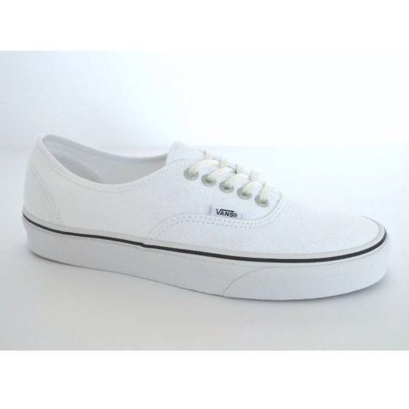 Vans Authentic eyelets white canvas sneaker shoes - Picture 11 of 12